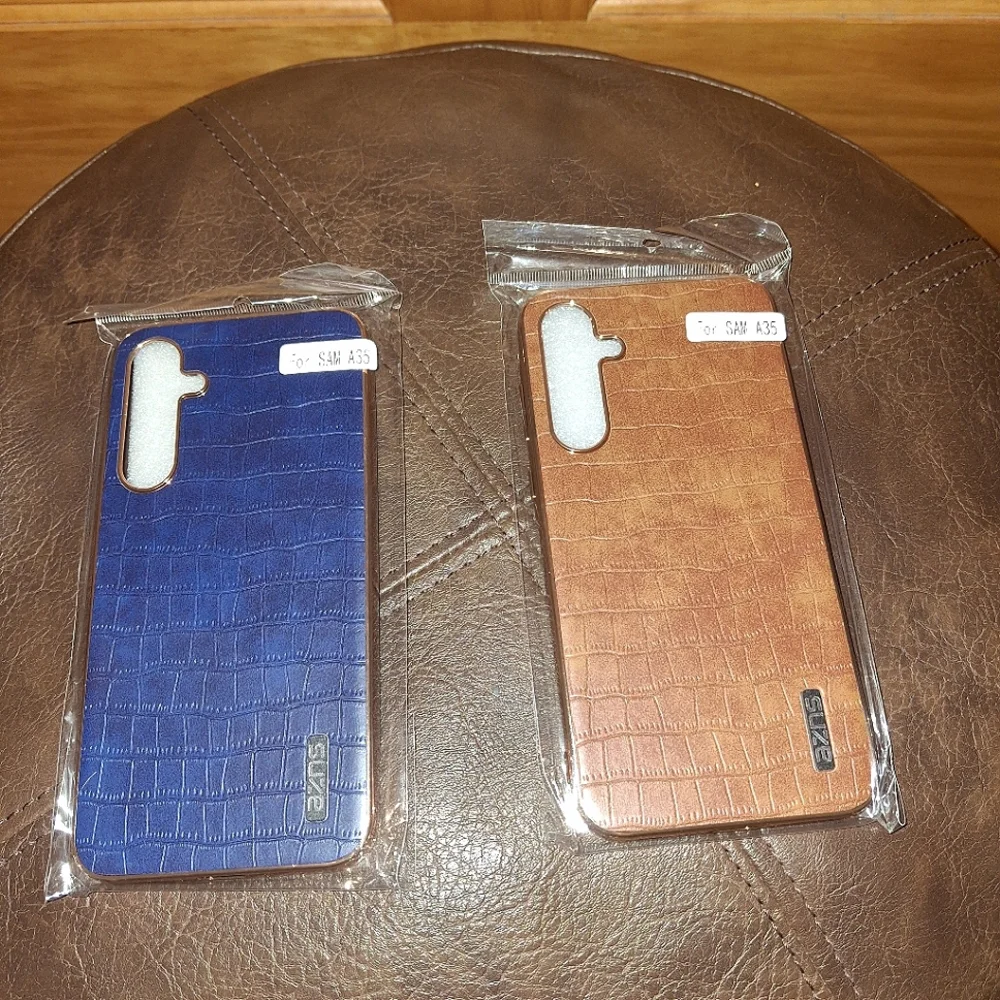 Samsung Galaxy A35 Phone 2 Set Cases - Blue and Brown